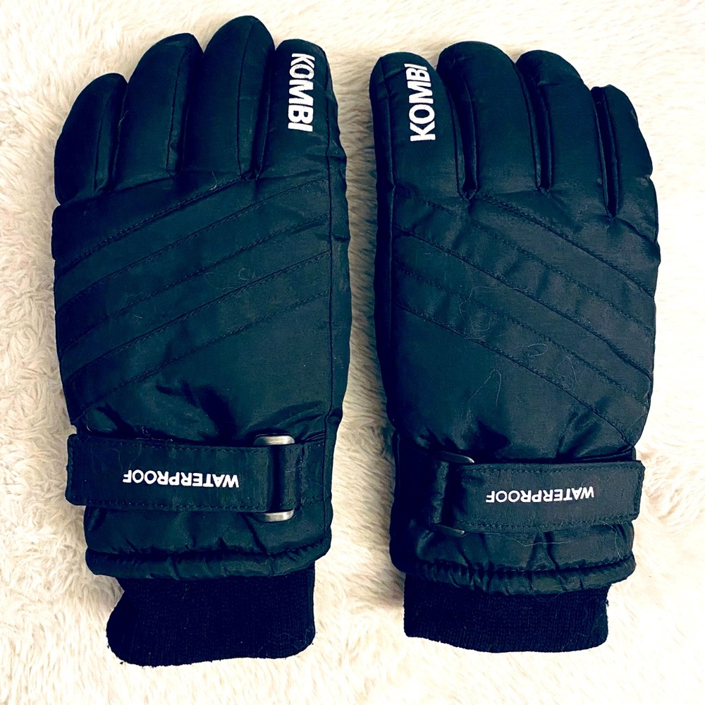 Kombi Ladies (can still be unisex!) Medium Black Waterproof Winter Ski Gloves